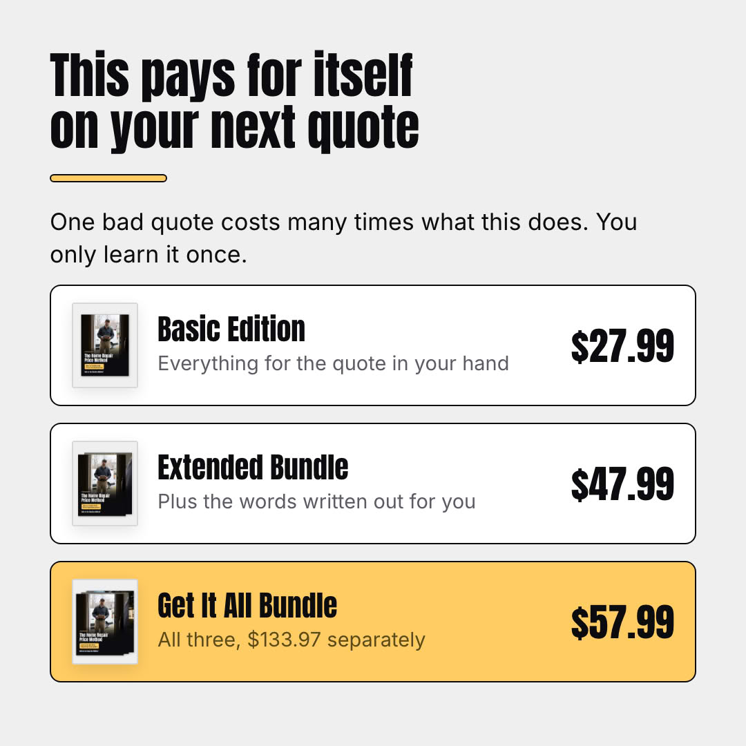 This pays for itself on your next quote