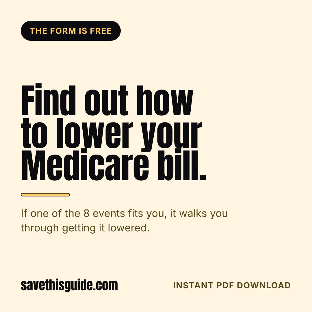 Find out how to lower your Medicare bill.