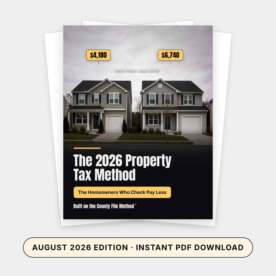 The 2026 Property Tax Method cover, August 2026 edition, instant PDF download